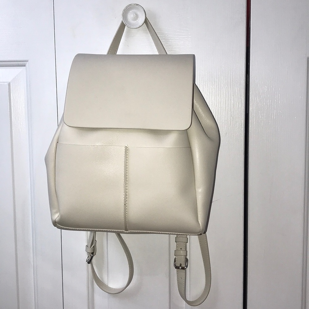 Zara Faux Leather Backpack